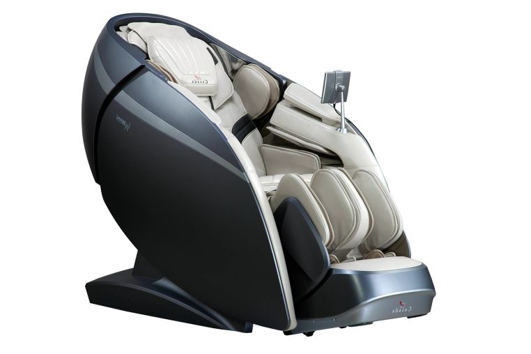 Домашнее массажное кресло Casada Skyliner 3 черно-белое 