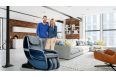Домашнее массажное кресло Casada Ecosonic черный-синий фото 3