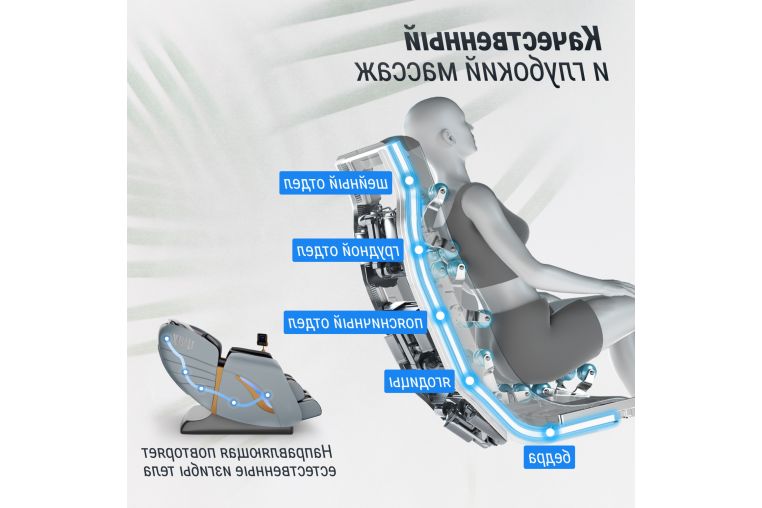 Массажное кресло UnixMed Adora Grey фото 14