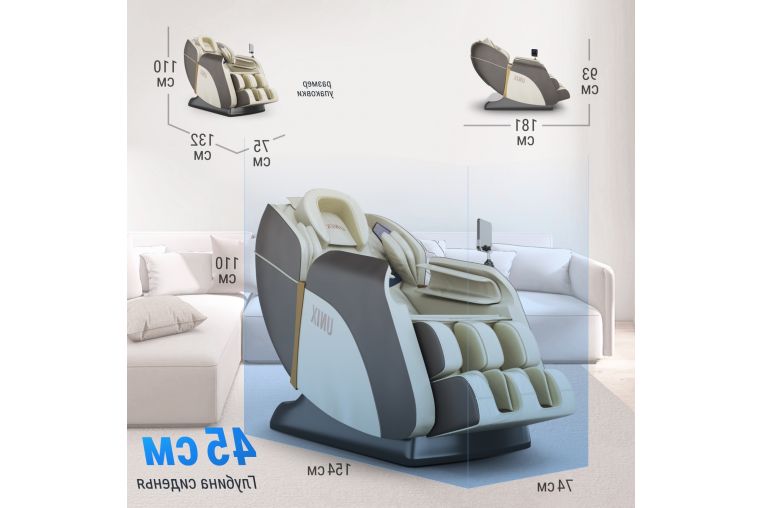 Массажное кресло UnixMed Amelia Beige фото 21