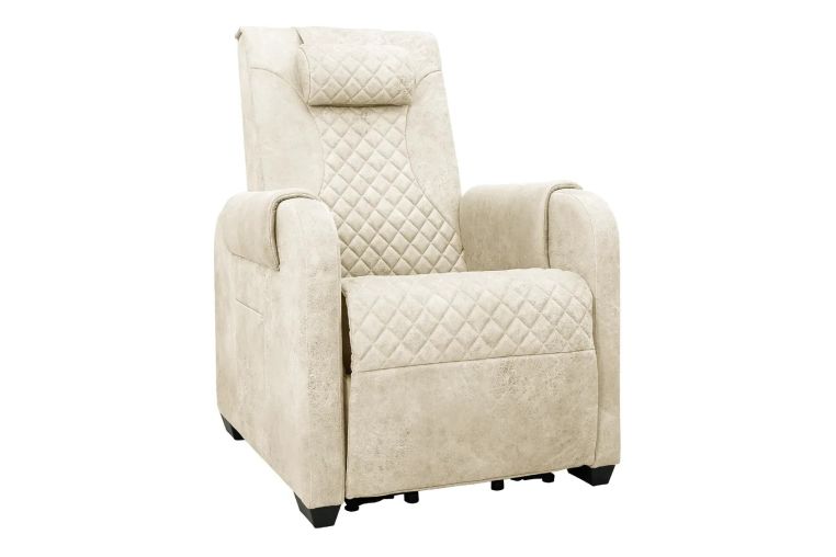 Реклайнер Fujimo LOUNGE UP F7003 ULFL Айвори фото 9