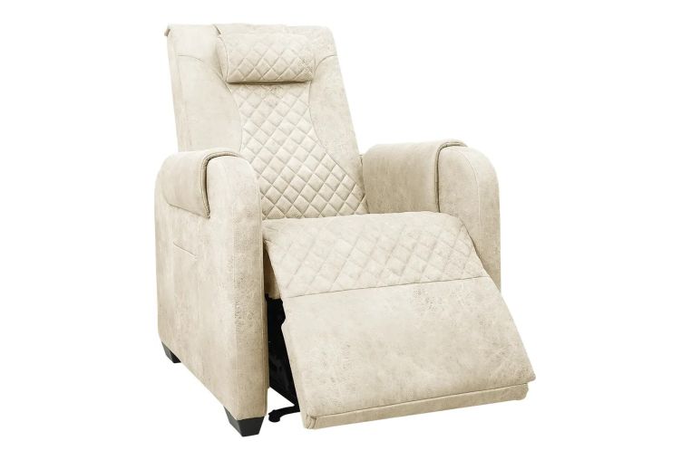 Реклайнер Fujimo LOUNGE UP F7003 ULFL Айвори фото 7
