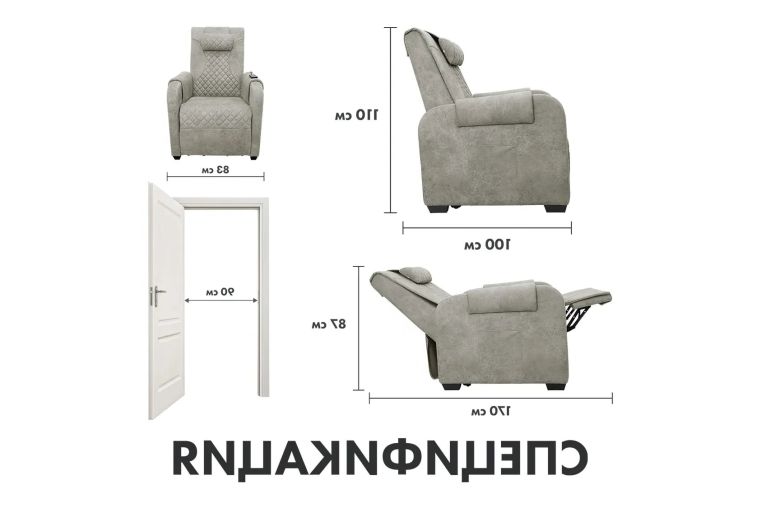 Реклайнер Fujimo LOUNGE UP F7003 ULFL Смоки фото 8