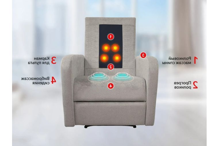 Реклайнер Fujimo E-COMFORT CHAIR F3005 FEF с электроприводом Грейси фото 1