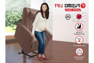 Реклайнер Fujimo LIFT CHAIR F3005 FLWK с подъемом Терра