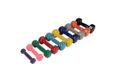 Виниловые гантели для аэробики FOREMAN IVD 1,80 кг, пара, нестандартный красный
