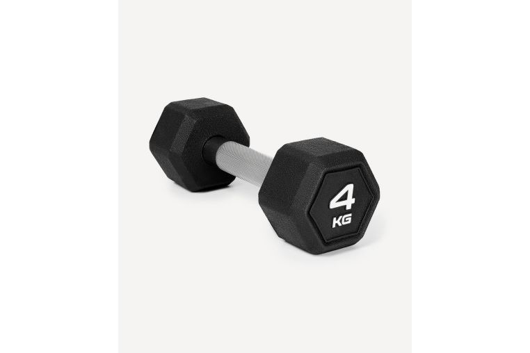 Гантель гексагональная 4кг, обрезиненная Star Fit DB-301PRO черный 