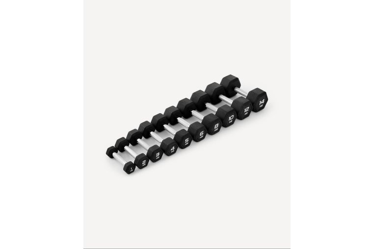 Гантель гексагональная 4кг, обрезиненная Star Fit DB-301PRO черный фото 3