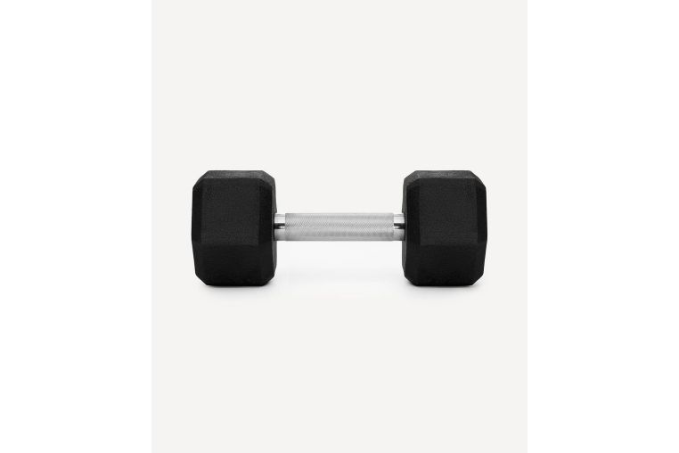 Гантель гексагональная 12кг, обрезиненная Star Fit DB-301PRO черный фото 1