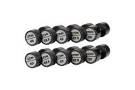 Гантельный ряд полиуретановый LEVEL (шаг 2,5кг, 5 пар) 40-50кг Profi-Fit