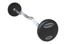 Набор штанг с искривленным грифом FOREMAN, 10-55 кг 10-55 кг, 10 штук, черный, наклейка редизайн