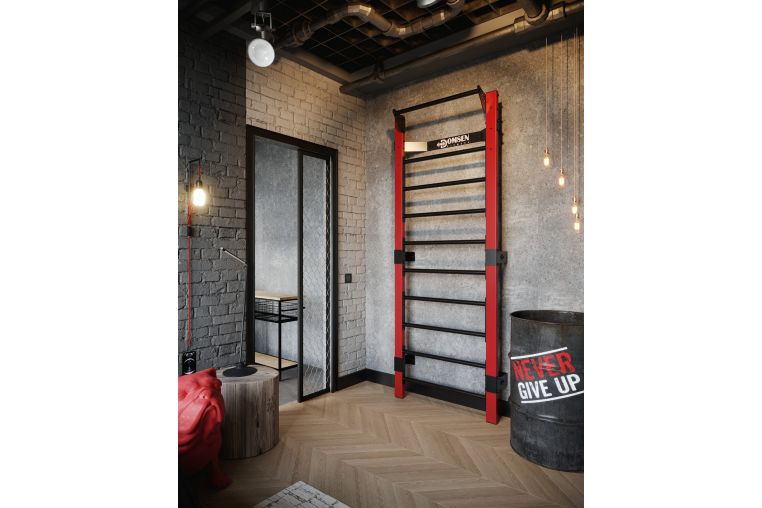 Профессиональная шведская стенка Domsen Fitness Ds45R Red фото 3