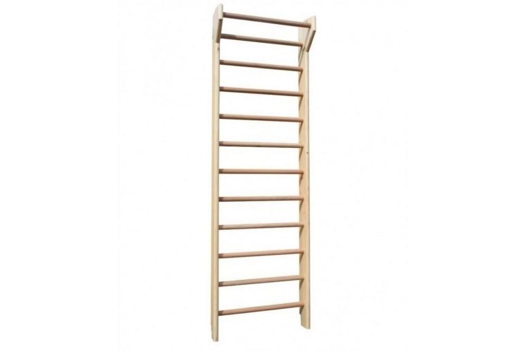 Стенка гимнастическая с крепежом 260х80х14 cм с турником Ellada М998 
