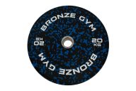 Диск бамперный BRONZE GYM камуфляж синий 20кг