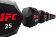 Комплект обрезиненных октагональных гантелей 10 пар от 2,5 до 25кг UFC Octagon Dumbbell UHA-75538-84 фото 3