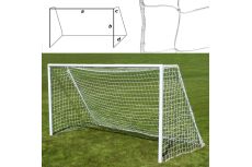 Сетка футбольная FS-F-№15 (F7.5x2.5),, нить 3 мм полипропилен (ПП), ячейка 10*10 см, белая