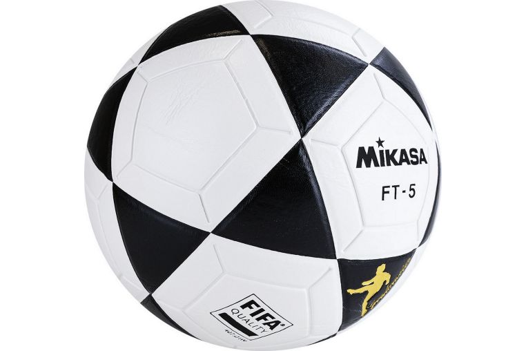 Мяч футбольный Mikasa FT5 FQ-BKW р.5, FIFA Quality фото 1
