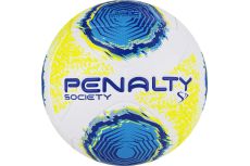 Мяч футбольный Penalty Bola Society S11 R2 XXII, 5213261090-U, р.5, PU, термосшивка, бел-желто-голуб