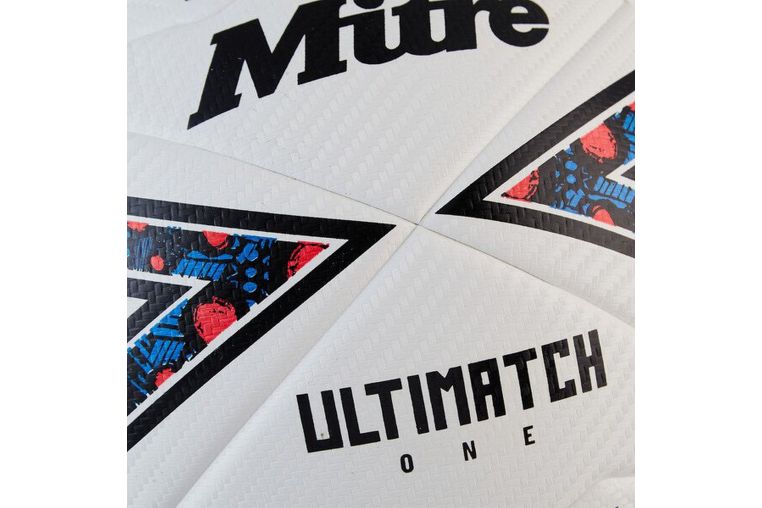 Мяч футбольный Mitre Ultimatch One 24 5-B01789C29 р.4 фото 1