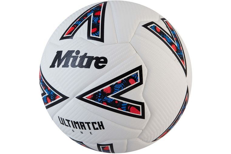 Мяч футбольный Mitre Ultimatch One 24 5-B01789C29 р.4 фото 2