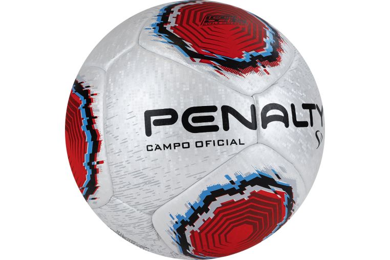 Мяч футбольный Penalty Bola Campo S11 R1 XXII, 5416261610-U, PU, термосшивка, серебр-красно-синий фото 1