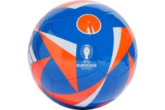 Мяч футбольный Adidas Euro24 Club IN9373, р.5, ТПУ, 12 пан., маш.сш., сине-красный