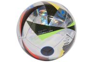 Мяч футбольный Adidas Euro24 Training FOIL IN9368, р.5, 12п, ТПУ, маш.сш, серебристый