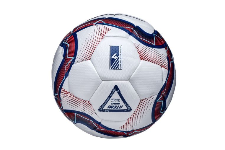 Мяч футбольный Atemi Attack Match Hybrid stitching ASBL-009T-4 р.4 фото 3