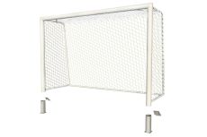 Ворота для мини-футбола алюминиевые стационарные SportWerk SpW-AG-300-2P (300x200)