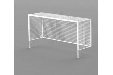 Ворота футбольные 500х200х150 см Glav алюминиевый профиль овальный 100х120 мм, со стаканами 15.107-AL.ОС