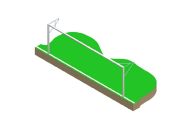 Стационарные футбольные ворота 5х2м P78