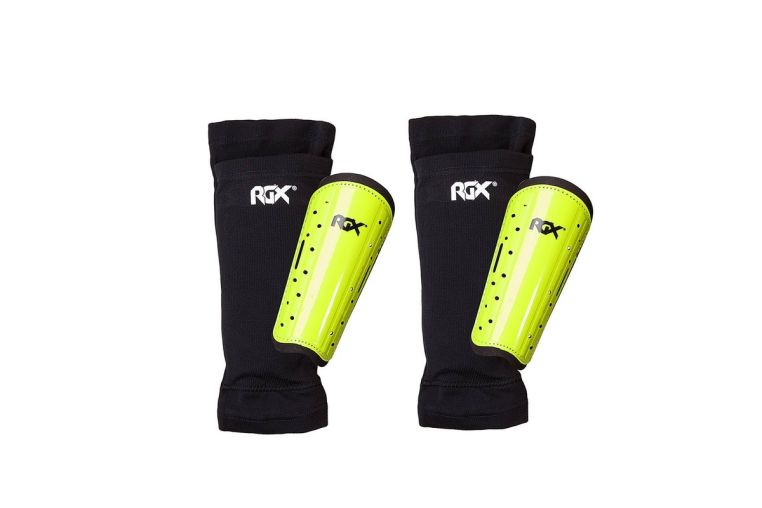 Футбольные щитки RGX RGX-8400 Черный/Лайм 