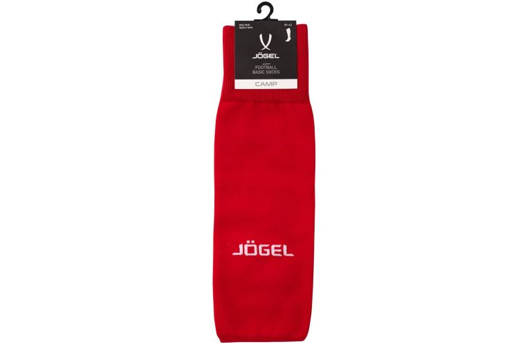 Гетры футбольные Jogel Camp Basic Socks, красный\серый\белый фото 3