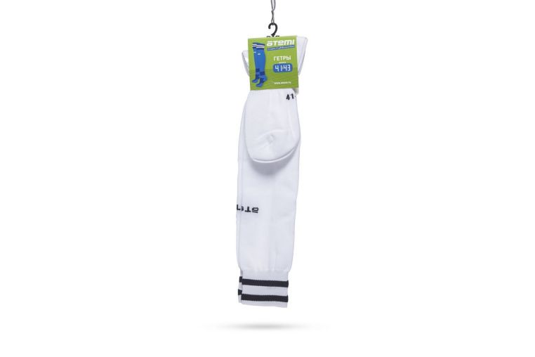 Гетры футбольные Atemi ASSK-001SS23-WHT белый фото 1