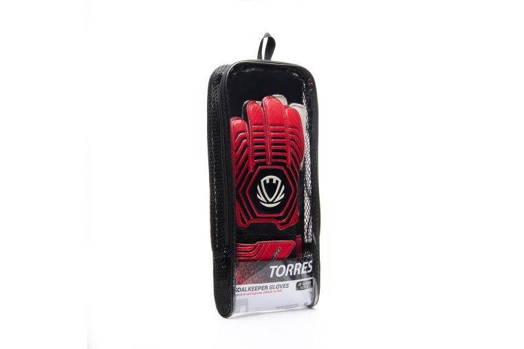 Перчатки вратарские Torres Junior Super (Max) FG0523707 черно-красный фото 4