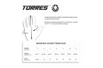 Перчатки вратарские Torres Pro Gel FG0523101 черно-красный фото 3