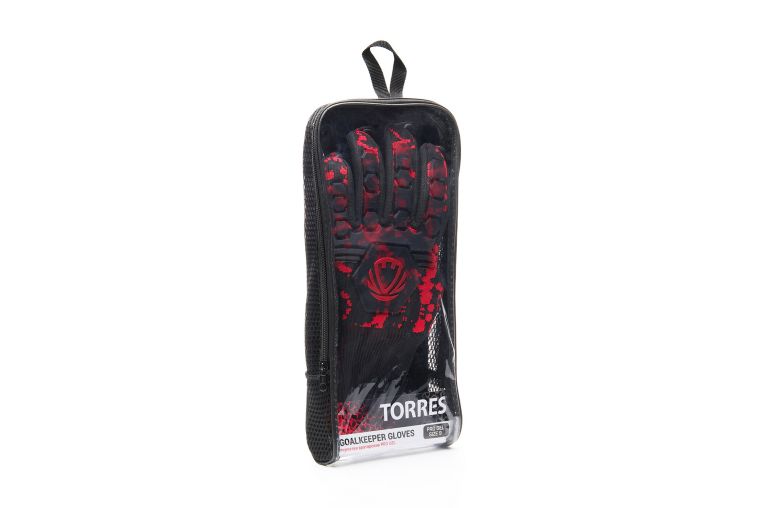 Перчатки вратарские Torres Pro Gel FG0523101 черно-красный фото 4