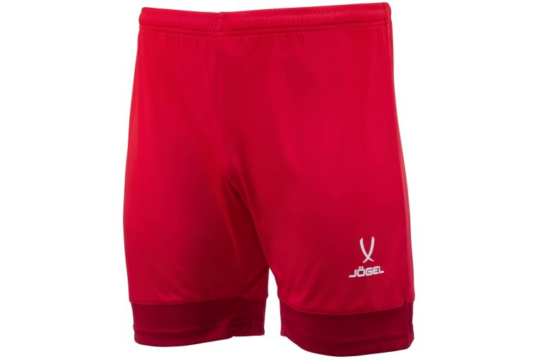 Шорты игровые Jogel DIVISION PerFormDRY Union Shorts, красный/темно-красный/белый 