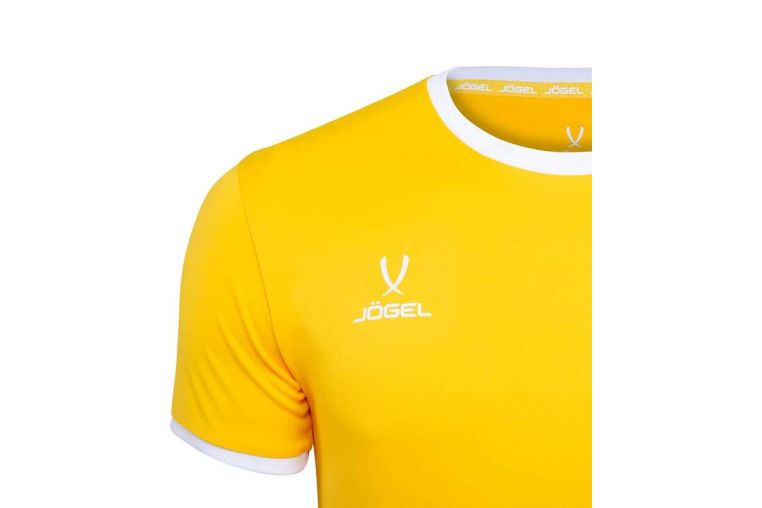 Футболка футбольная Jogel JFT-1020-041-K, желтый/белый, детская фото 3