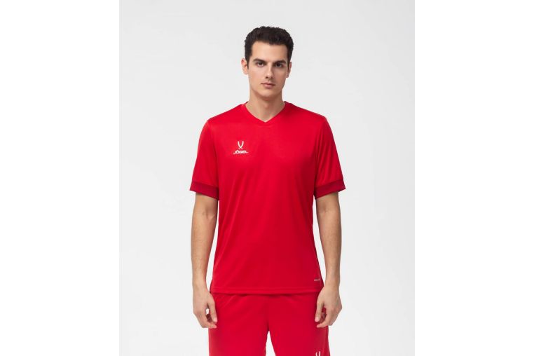 Футболка игровая Jogel Division PerFormDRY Union Jersey красный\ темно-красный\белый фото 3