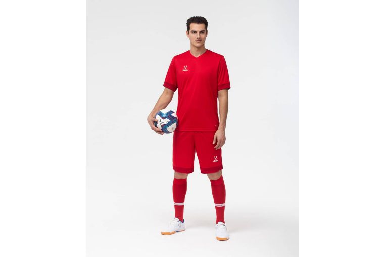 Футболка игровая Jogel Division PerFormDRY Union Jersey красный\ темно-красный\белый фото 6