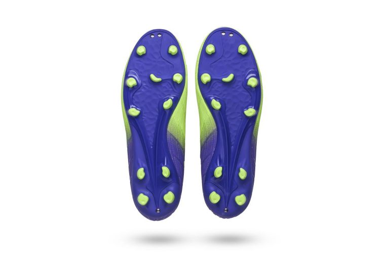 Бутсы футбольные Atemi MSR JUNIOR SBA-005 ярко-салатовый\фиолетовый фото 3