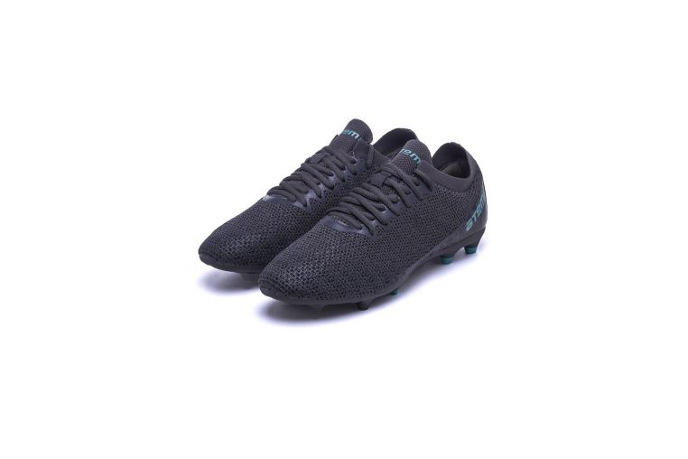 Бутсы футбольные Atemi MSR KIDS SBA-003 серый\бирюзовый 