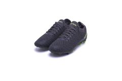 Бутсы футбольные Atemi MSR JUNIOR SBA-003 серый\ярко-салатовый