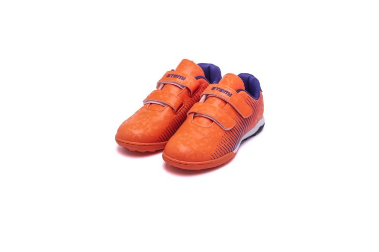 Бутсы футбольные Atemi TURF KIDS SBA-006 оранжевый\фиолетовый 