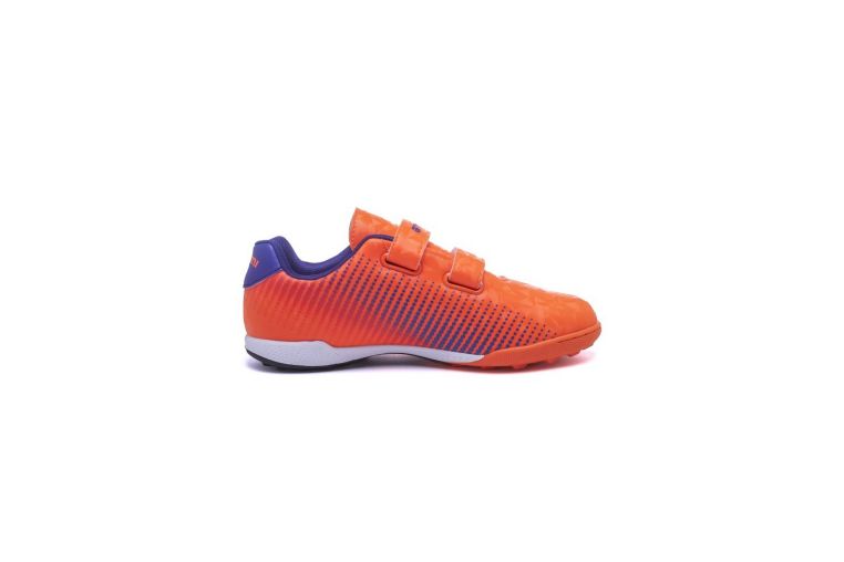 Бутсы футбольные Atemi TURF KIDS SBA-006 оранжевый\фиолетовый фото 7