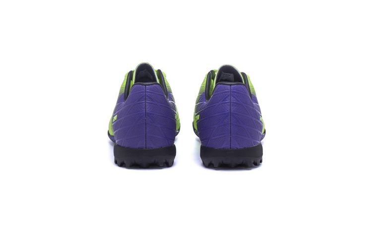 Бутсы футбольные Atemi TURF KIDS SBA-005 ярко-салатовый\фиолетовый фото 1