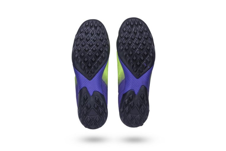 Бутсы футбольные Atemi TURF JUNIOR SBA-005 ярко-салатовый\фиолетовый фото 3
