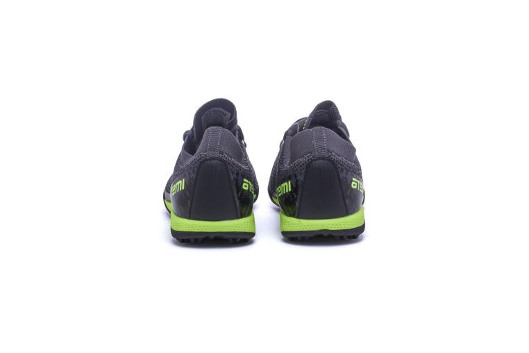 Бутсы футбольные Atemi TURF KIDS SBA-003 серый\ярко-салатовый фото 2
