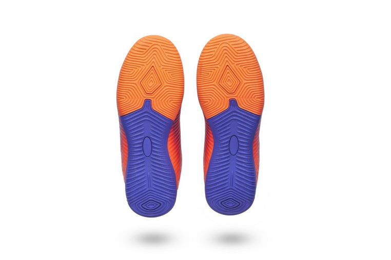 Бутсы футбольные Atemi INDOOR KIDS SBA-006 оранжевый\фиолетовый фото 1